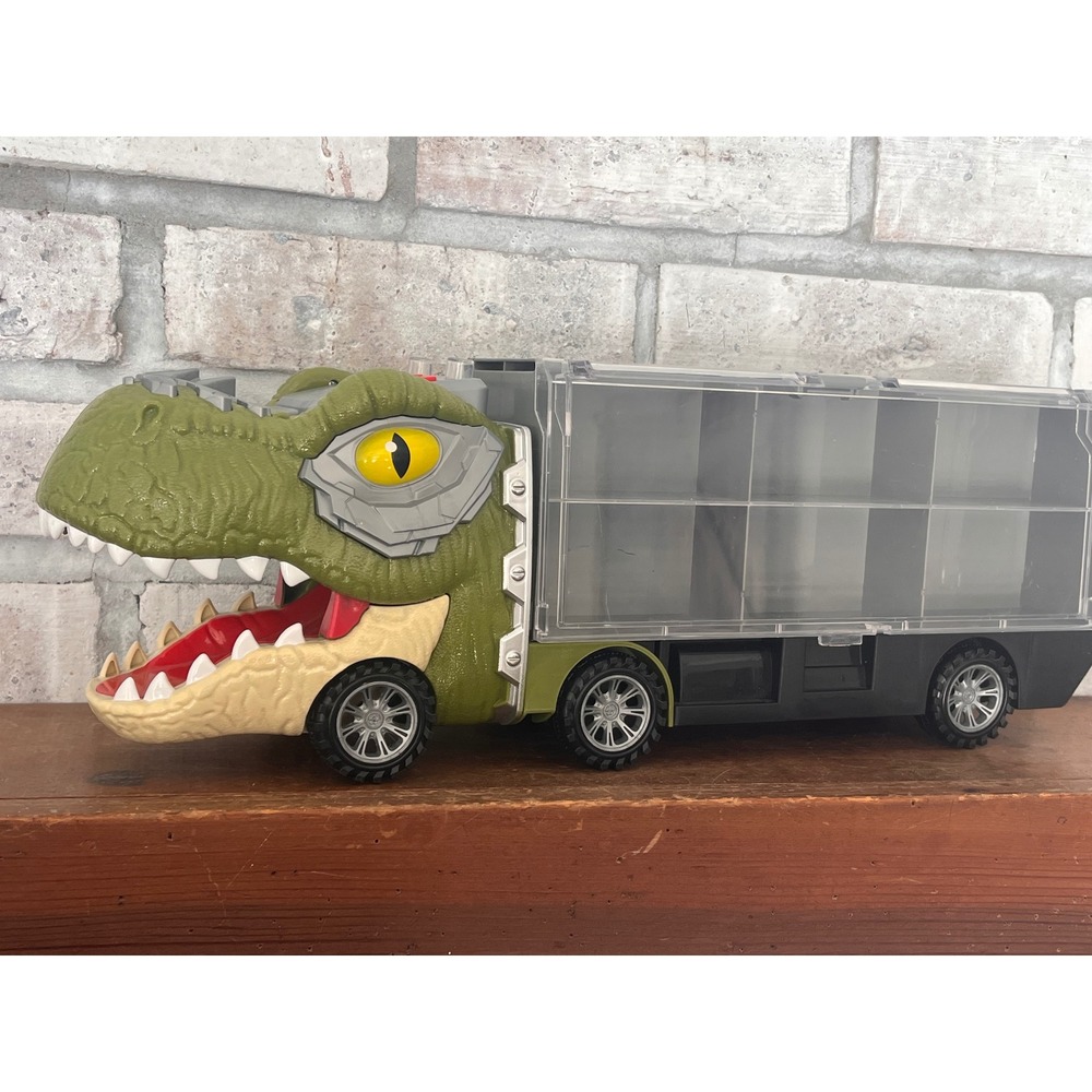 JOYIN Dinosaur‎ Transport Car Carrier Truck w/ Lights and Sounds